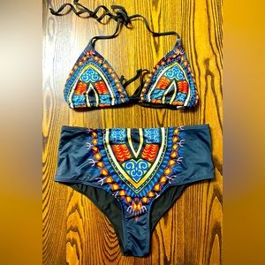 Two piece high waisted bikini